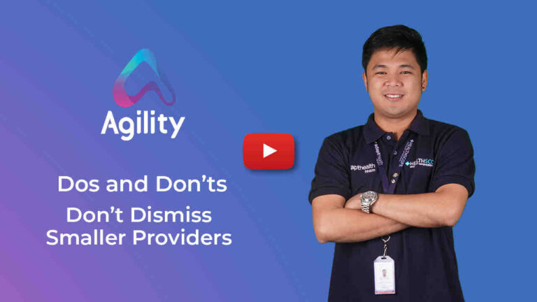 Do's and Don'ts - Don't Dismiss Smaller Providers Thumbnail